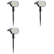 3X Solar Spot Lights 92 LED Outdoor Garden Landscape Pathway Wall Lights Waterproof
