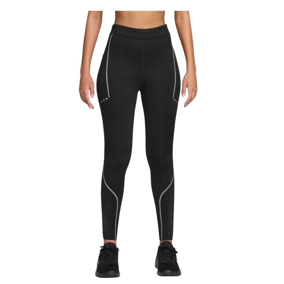 Nike (8 Uk R, ) Womens/Ladies Swift Performance Comfort Leggings Black