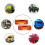 1 Pair Tail Light LED Rear Tail Light Combination 12V 24V Light for Trucks & Trailers Multi-Function 6
