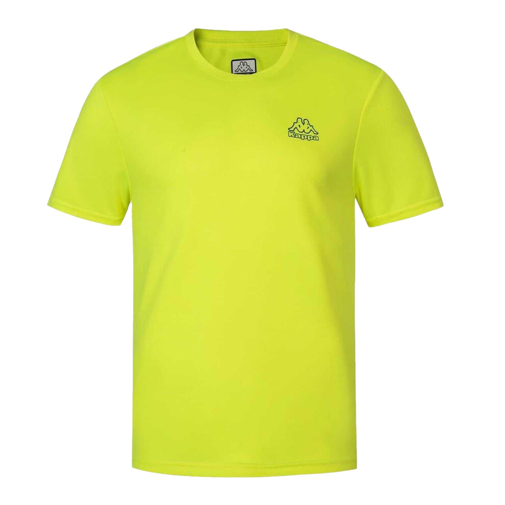 Kappa (S, ) Mens Regular T-Shirt Yellow