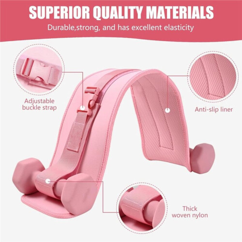 Exercise Hip Thrust Belt - Dumbbell Hip Thrust Belt, Thicken & Widen, Comfortable for Dumbbells, Kettlebells 2