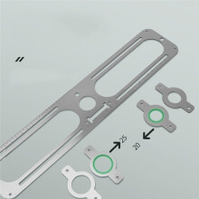 Water Boiler Level Gauge Tool - Angle Wrench with Level Ruler for Shower Faucet Installation