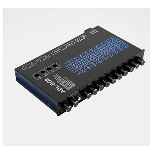 9 Band Car Equalizer Audio EQ Tuning Crossover Amplifier Parametric Car Preamplifier Audio Equalizer 1