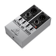 DI20 Professionelle Aktive 2-Kanal-DI-Box zum Anschluss Von Gitarre und Bass für Bühnen- und Studioanwendungen