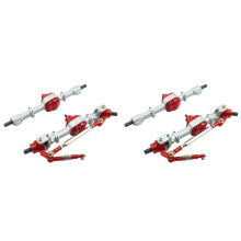 4Pcs MN82 LC79 Metal Axle Metal Gear Front and Rear Axle for Mang Cow MN82 LC79 RC Truck Car Upgrade Parts Accessories B