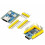 4 Stück RP2040-ZERO RP2040 für Raspberry Pi Mikrocontroller  Entwicklungsboard Modul Dual-Core M0+ Prozessor Weld 3