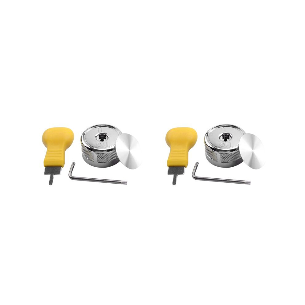 2X Car Gear Shift Selector Knob Upgrade Chrome Fit For Autobiography Style L405 2017 2018 2019 6032462156326