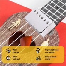 2PCS for Alnico 5 LP Guitar Neck & Bridge Pickups Humbucker Pickup 4-Wires Guitar Parts (Chrome NB Set)