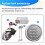 Safe Lock Electronic Digital Safe Lock Replacement Solenoid with 2 Key 6