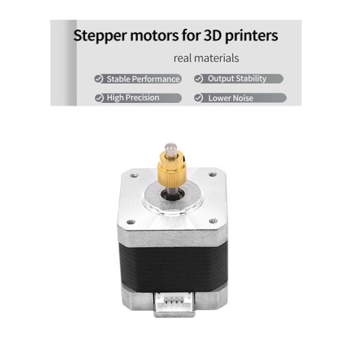 Creativity 42-40 Stepper Engine with Extruder Gear for 3D Printer Extruder for Ends 3/3 V2/Ends 3 Pro/Ends 5/CR-10 1