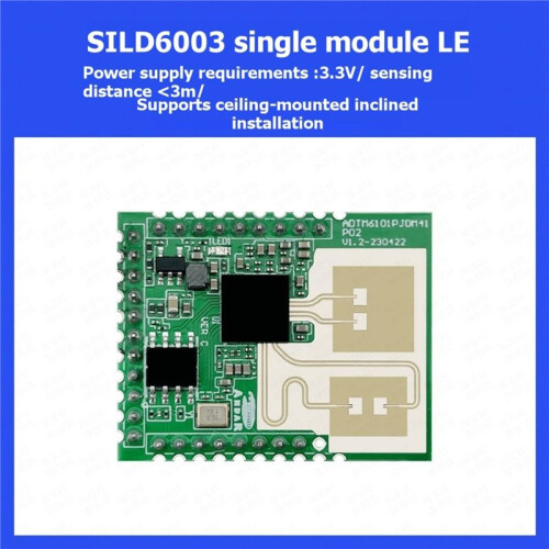 60GHz Millimeter Wave  Module LD6003 Respiratory Heart Rate Detection Module Human Presence Sensor for  Home 1