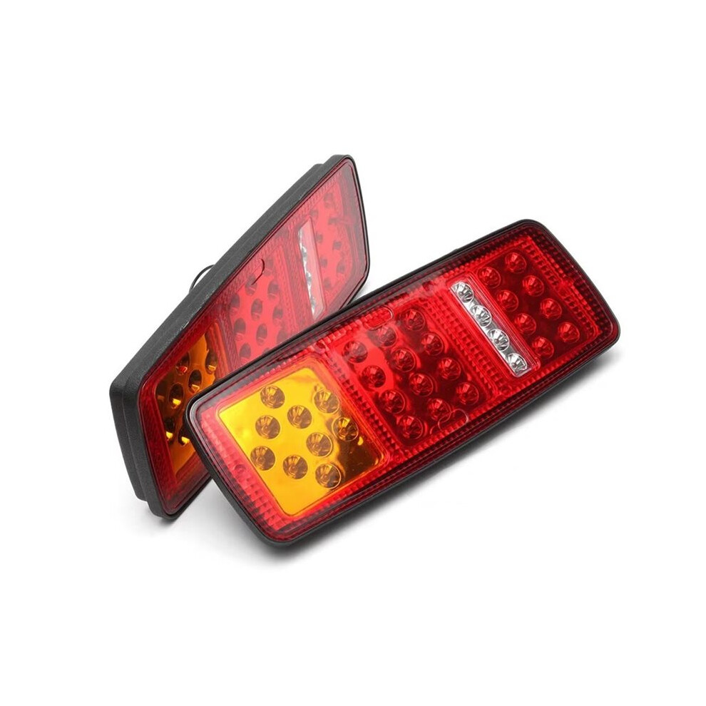 1 Pair Taillights 36Led Tail Assembly 12V 24V Rear Brake Stop Reverse Lamp For Trailer Truck Car Caravan Light 4713951340892