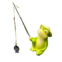 Cute Fishing Car Ornaments for Dashboard,Fun Car Decoration for Dash Car Accessories for Anglers, Home Garden Decor