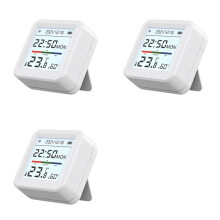 3X Tuya WiFi Temperature Humidity Sensor Life Backlight Hygrometer Thermometer Sensor Phone Remote Monitoring