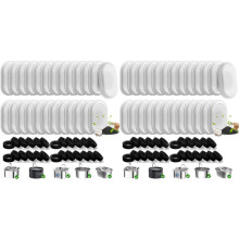 100 Pack Cat Water Fountain Filters for 108/3.2L& 67oz/2L Stainless Steel Pet Water Dispenser Cat/Dog Fountain Filter