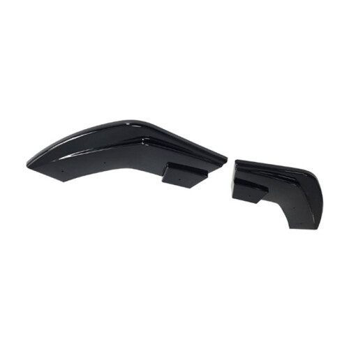 Car Rear Bumper Side Splitters Side Diffuser Exhaust Trim Splitters Accessories for  1 Series M Pack F20 2015-2019