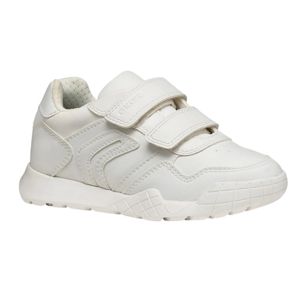 Geox (5 Uk Child, ) Boys Rann-E Trainers White