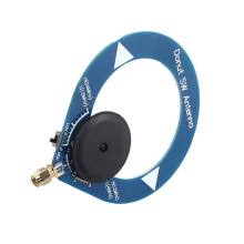 Donut-Kurzwellenantenne 4 MHz-24 MHz mit SMA-Anschlusskabel, Kleine Rahmenantenne, Hochohmige Resonanzantenne