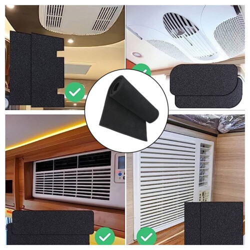 1 Roll Air Conditioner Filter Replacement Activated Carbon Filter Sponge Sheet Filter Accessories 1
