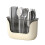 Multifunctional Kitchen Cutlery Holder with Drain Storage, 3-Compartment Flatware Organizer, Home Kitchen Accessories A 1