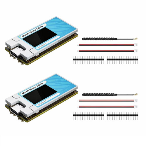 2PCS Mesh Node T096 Devboard für Meshtastic NRF52840 Tracker LoRa Node SX1262  für Meshcore für LoRaWAN 863-928MHz