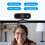 Webcam USB 1080p 30fps com Lente  Angular de 120, Foco Manual, Conecte e Use e Microfone com Redução de Ruído. 4