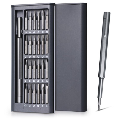 Precision Screwdriver Set 25 in 1 Phillips Torx Hexagonal Flat  Magnetic Screwdriver  for Watch Camera Glasses 1