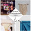 10Pcs Adhesive Ceiling Hooks for Popcorn Concrete Textured Ceiling Wall Surface, No Drilling Self Adhesive Ceiling Hooks 8