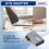 4K OTG Cable Adapter Power Supplied Micro-USB to USB with Angle Design. Suitable for Tablet, TV(Left) 5
