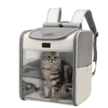 Outdoor Portable Cat Backpack for Large Breeds, Ventilated Comfortable Pet Bag