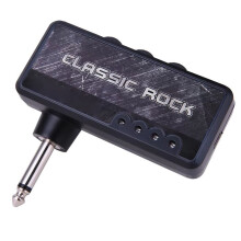 Electric Guitar Headphone Amplifier Effect Classic Rock Distortion Effect Rechargeable Guitar Accessories Black