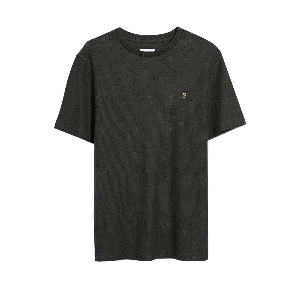Farah (S, ) Mens Fairweather Organic Cotton T-Shirt Black