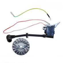 Flywheel and Ignition Coil for Chainsaw 2500 25cc Parts Trimmer Chainsaws Spares Parts Garden Power Tools