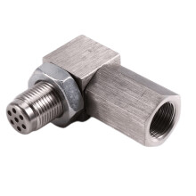 Universal M18x1.5 Car Exhaust Catalyst Rear Oxygen Sensor Spacer 90 Degree Catalyst Lambda O2 Adapter CEL Fix