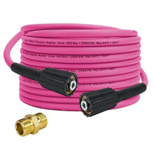 Tuyau de Nettoyeur Haute Pression Ultra-Flexible de 10 M, 200 Bars (2900 PSI), Raccord M22, 14/15, Rallonge pour Lavage Auto