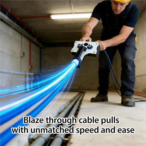 2pcs Electric Wire Puller Cable Pulling Tool,Cable Pulling Tool, Automatic Threading Device Cable Pulling Threader 2