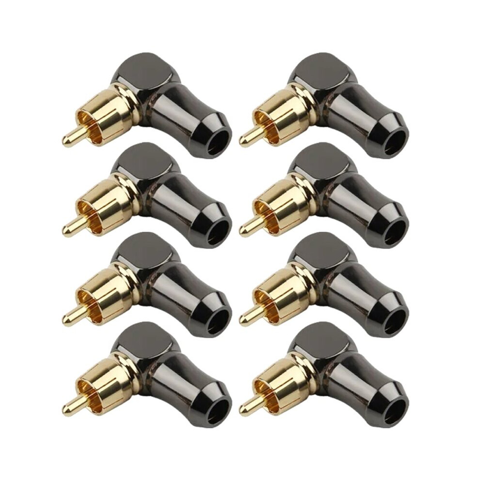 Audiophile Connector 90 Degree Right Angle Pure Copper Audio Amplifier Thome Theater Hifi Speaker Terminal 4712140858484