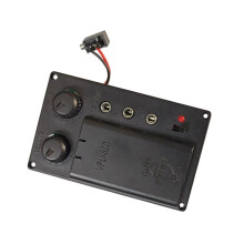 Geigen-Tonabnehmer mit Ausgangskabel, Geräuschloses Zubehör für Elektrische Violinen, DIY-Piezo-Vorverstärker für 4x4-Violinen