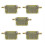 5pcs 2.4GHZ Microstrip Bandpass Filter Electronic Component Bandpass Filter Module 2.4GHz 1.6 mm Thick Microstrip Filter 1