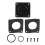 Pass Through Wall Socket for Gen3, RJ45 CAT6 Ethernet IP68 Waterproof Bulkhead Panel Socket 1
