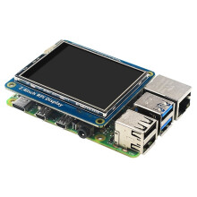 2,4 Zoll Touchscreen SPI-Schnittstellenanzeige mit LED-Hintergrundbeleuchtung für Raspberry Pi 4B/3B+/ZERO 2W-Modul