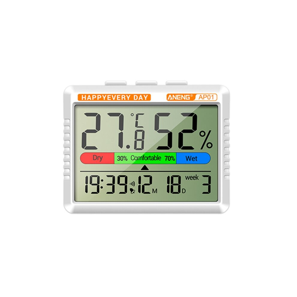 Aneng Digital Thermohygrometer Clock Ap01 Snooze-Alarm Mode Air-Thermometer Humidity Multi-Scenario Type2 4712293717089
