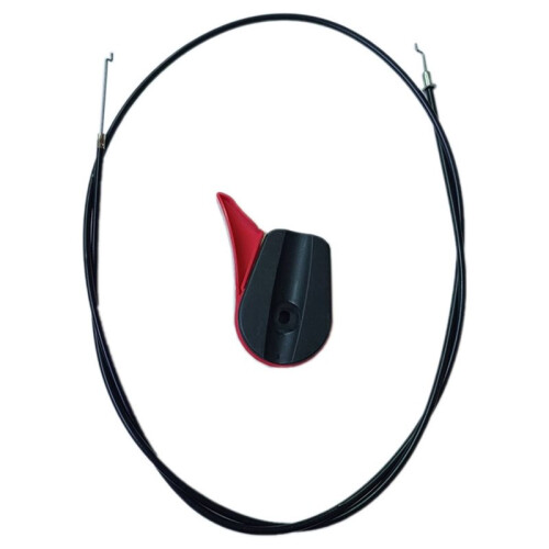 Red Throttle  Assembly for Push Lawnmowers (Throttle Control  + 1.65m Throttle Cable)