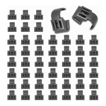 Clips de Restriction D'Angle à 86 Degrés (Paquet de 50), Limiteurs D'Ouverture pour Portes D'Armoires, pour Charnières à Cadre Apparent