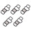5 St. Magnetpackning, Spolventilsfilter för   VTEC 06-14 15826-RNA-A01 1