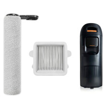 Kompatibel mit für A30/A30 PRO Kehrmaschinen, Dampfreinigungs-Wassertank, Abwassertank, Hauptbürste und Filterset