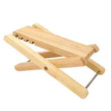 4-Position Bambus-Gitarren-Fußschemel 28,2 x 15,2 x 2 cm