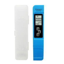TDS EC Messgerät Tester 4 in 1 Digitales Wasserqualitätsmessgerät Messbereich 0-9999 Ppm Wasserreinheits- und Temperaturmessgerät