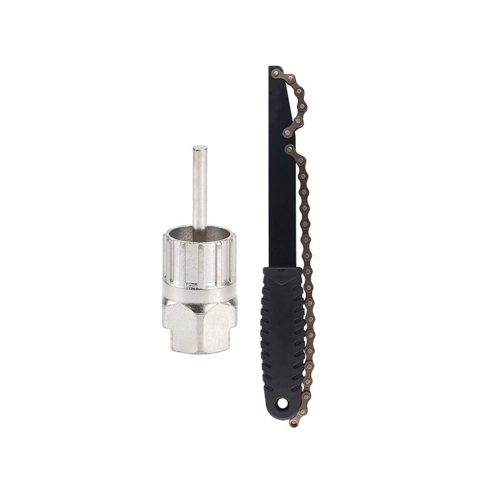 Bicycle Cassette Removal Tool Chain Whip Wrench Set For-Mountain And Road Bike Sprocket Removal And Gear Maintenance 6033997751086