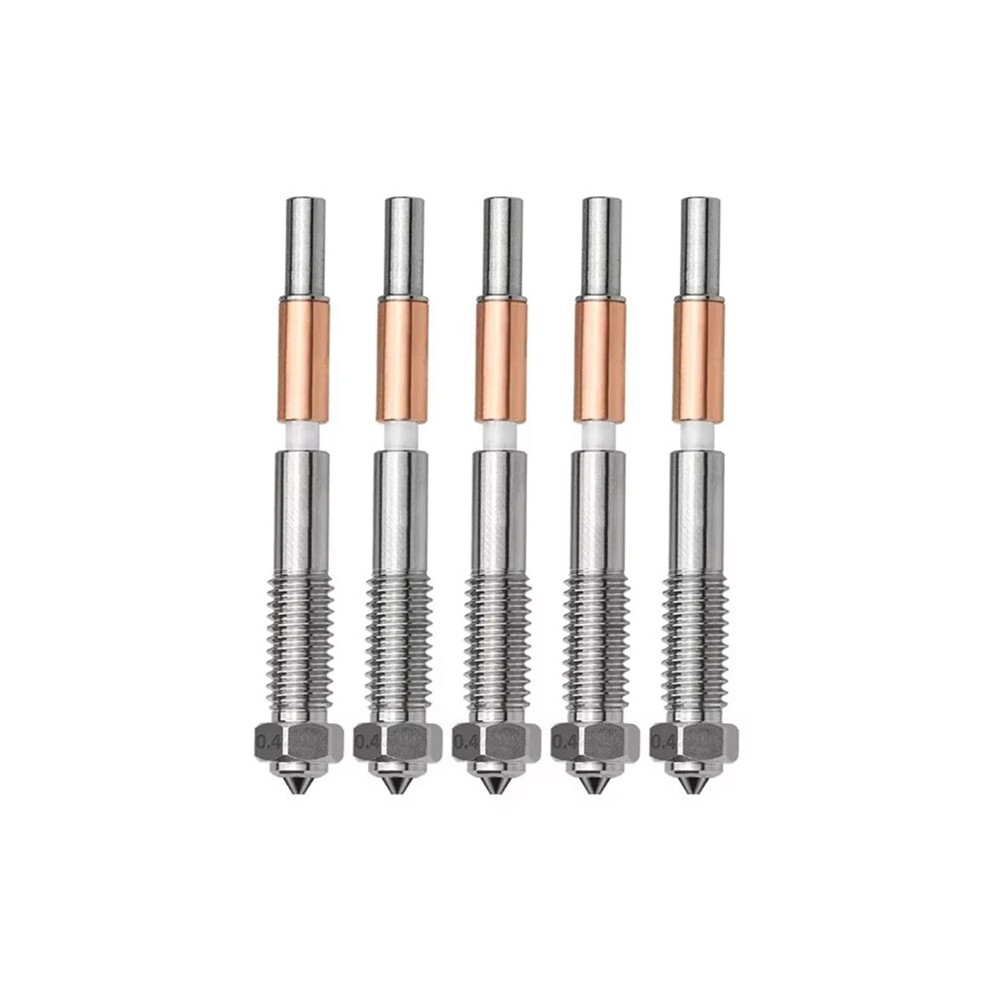 5Pcs For Qidi 4 Hardened Steel Nozzle 0.4Mm Quick Removal Nozzles 3D Printer Nozzles Replacement Parts Accessories 4713105178135